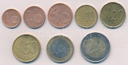 Belgium 1999-2001. 1c-2E (8xklf) Forgalmi Sor T:2
Belgium 1999-2001. 1 Cent - 2 Euro (8xdiff) Coin Set C:XF - Sin Clasificación