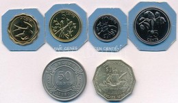 Belize 1975-1990. 1c-1$ (6xklf) Négy érme Forgalmi Sorból Kivágva T:1,1-
Belize 1975-1990. 1 Cent - 1 Dollar (6xdiff) Fo - Sin Clasificación