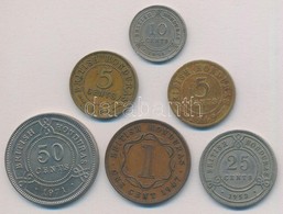 Brit-Honduras 1947-1971. 1c-50c (6xklf) T:1-,2,2-
British Honduras 1947-1971. 1 Cent - 50 Cents (6xdiff) C:AU,XF,VF - Sin Clasificación