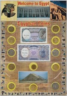 Egyiptom ~1990. 12db érme Szuvenír Szettben, Mellette Még 2db Bankjegy T:vegyes
Egypt ~1990. 12pcs Of Coins And 2pcs Of  - Sin Clasificación