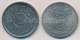 Irak 1971. 500f Ni 'Iraki Hadsereg 50. évfordulója' + 1973. 500f Ni 'Olaj államosítása' T:1-
Iraq 1971. 500 Fils Ni '50t - Sin Clasificación