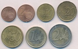 Monaco 2001-2002. 1c-2E (7xklf) Nem Teljes Forgalmi Sor, 5c Nélkül T:2
Monaco 2001-2002. 1 Cent - 2 Euro (7xdiff) Coin S - Unclassified