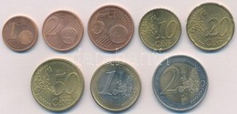 Németország 2002D 1c-2E (8xklf) Forgalmi Sor T:1-,2
Germany 2002D 1 Cent - 2 Euro (8xdiff) Coin Set C:AU,XF - Sin Clasificación