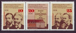 DDR 2050-2052,unused - Karl Marx