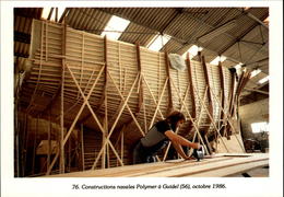 56 - GUIDEL - Constructions Navales - 1986 - Carte Moderne - Guidel