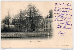 Delcampe - 91. Milly. Le Chateau. Coin Haut Gauche Abimé - Milly La Foret