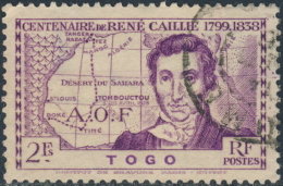 Togo 1939. ~ T 173 - René Caillé - Oblitérés