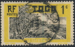 Togo Taxe 1924. ~ T 124  - 1 C. Plantation Cocotiers - Used Stamps