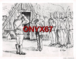 Camp Concentration Nazi STRUTHOF-SCHIRMECK-Bas-Rhin-Nouveaux  Illustrateur-Lapp Militaire 3 ème Reich Juif 11,5X15cms - Schirmeck