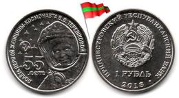 Transnistria - 1 Rouble 2018 (Valentina Tereshkova - UNC) - Moldova