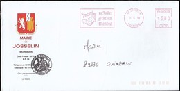 France Josselin 1999 / Mairie De Josselin / Morbihan / July Festival / Machine Stamp / EMA - 1961-....