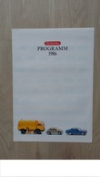 Top Erhaltenes WIKING - Programm-Prospekt Von 1986 - Literatur & DVD