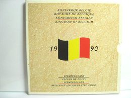 MONNAIE DE BELGIQUE SERIE FDC  1990 FRANCS - FDC