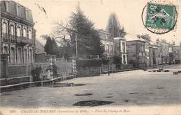 02-CHATEAU-THIERRY- INONDATION 1910, PLACE DU CHAMP DE MARS - Chateau Thierry