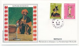 MONACO => 5 Enveloppes FDC - Les Poupées Automates - Premier Jour 1983 - FDC