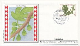 MONACO => 4 Enveloppes FDC - Les Saisons - Premier Jour 1983 - FDC