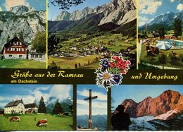 004289  Grüsse Aus Der Ramsau Am Dachstein Und Umgebung  Mehrbildkarte  1976 - Ramsau Am Dachstein