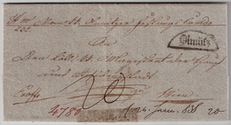 Österreich,1838, " Olmütz " 160 Punkte  A605 - ...-1850 Prephilately