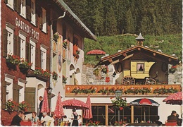 AK Lech Arlberg Gasthof Post Postkutsche A Stuben Warth Zürs Bürstegg Rauz Klösterle Vorarlberg Österreich Austria - Lech