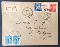 France Poche De Saint Nazaire 1945 Libération De Saint Nazaire/ Poche De L'atlantique, Timbre Surchargé RR - War Stamps