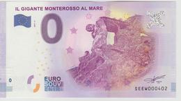 Billet Touristique 0 Euro Souvenir Italie - Il Gigante Monterosso Al Mare 2017-4 N°SEEW000402 - Privatentwürfe