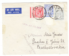 Kenya&Uganda LOCAL AIR FEE PAID AIRMAIL COVER 1935 - Kenya & Uganda