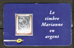 France   85 Marianne En Argent Bords Noircis  Neuf ** TB MNH Sin Charnela - Unused Stamps