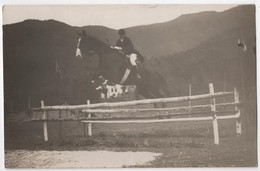 Carte Photo 66 Corneilla Del Vercol Hippisme Saut D'obstacle Joseph Jonquères D'Oriola Sur Rameau - Autres & Non Classés