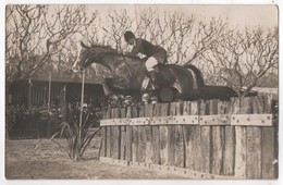 Carte Photo 66 Corneilla Del Vercol Hippisme Concours Saut D'obstacle Joseph Jonquères D'Oriola Sur Rameau - Hippisme