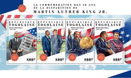 Togo. 2018 50th Memorial Anniversary Of Martin Luther King Jr. (315a) - Martin Luther King