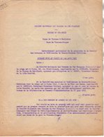 VP12.728 - PARIS - Acte De 1955 - Entre La S.N.C.F Ligne De VIERZON à MONTAUBAN X FORGES & La Sté Des Acièries - Ferrocarril