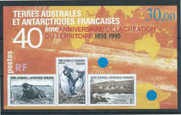 TAAF - 1995 - Anniversaire De La Création Du Territoire  - Bloc N° 2  - Neuf ** - MNH - Blocchi & Foglietti