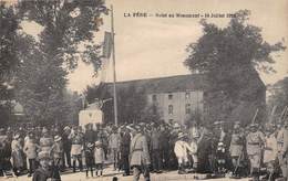 02-LA FERE- SALUT AU MONUMENT , 14 JUILLET 1924 - Fere En Tardenois