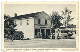 United States Vintage Postcard Waterford General Store, Greenfield Village, Dearborn, MI - Dearborn