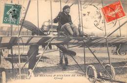 06-NICE- LE MEETING D'AVIATION DE NICE- L'AVIATEUR EFIMOFF - Aeronautica – Aeroporto