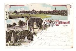 0-7282 BAD DÜBEN, Lithographie 1900 - Bad Dueben