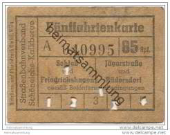 Schöneiche Kalkberge - Strassenbahnverband Schöneiche-Kalkberge - Fünffahrtenkarte - Schloss Und Friedrichshagen - Europe