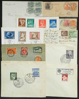 9 GERMANY: 10 Covers Used Between 1915/1942, Some With Minor Faults, Nice Group! - Autres & Non Classés