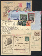 26 GERMANY: 5 Covers Or Cards Of 1933/52, Interesting! - Other & Unclassified