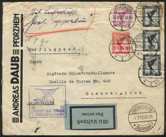 27 GERMANY: 29/JUN/1933 Pforzheim - Buenos Aires, By Zeppelin: Cover Franked With 6.25RM., Dispatched In The 3rd Flight  - Autres & Non Classés