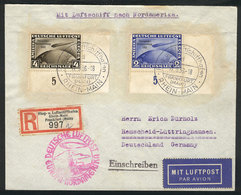 39 GERMANY: 17/SE/1936 Frankfurt - New York - Remscheid-Luttringhausen: Cover Franked By Sc.C44 + C45 (2M. And 4M. Chika - Andere & Zonder Classificatie