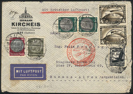 40 GERMANY: Cover Franked By Sc.C37 Pair + Other Values (total 6.90RM.), 7 Stamps (5 Different), Sent By German Airmail  - Other & Unclassified