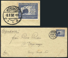 41 GERMANY: Cover Sent From Mehlsack To Esperanza (Argentina) On 8/AU/1938 Franked With 25Pg., VF Quality! - Other & Unclassified