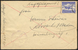45 GERMANY: Cover Sent From The Front, Franked With Luftfeldpost Stamp, Very Nice! - Sonstige & Ohne Zuordnung