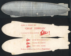 52 GERMANY: "Argentine Advertisement For ETO Products (soaps, And Juice For Sauces Prepared With Local Meat), Zeppelin-s - 1801-1900