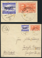 60 GERMANY - RHODES: FELDPOST Cover Sent To Leipzig On 24/DE/1944, Possibly From Rhodes, With Mixed Postage Of Italy (ex - Cartas & Documentos