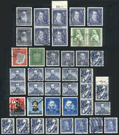 70 WEST GERMANY: Lot Of Used Stamps, Issued Between 1951 And 1953, Little Duplication, In General Of Very Fine Quality,  - Sonstige & Ohne Zuordnung