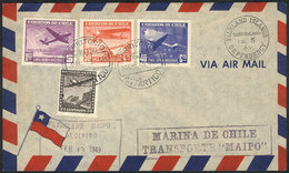 79 CHILEAN ANTARCTICA: "Cover With Cancels Of The ""Chilean Antarctic Territory"" (20/JA/1949) + ""South Shetlands - Fal - Chili