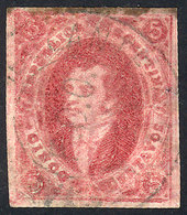 107 ARGENTINA: GJ.34c, 8th Printing WITH Lacroix Freres Watermark (very Notable, Covering About Half The Stamp), With Ra - Ungebraucht