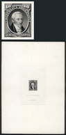 126 ARGENTINA: GJ.43, 1867 60c. Posadas, DIE PROOF Printed In Black On Thin Paper Glued To Card, Excellent Quality, Very - Autres & Non Classés